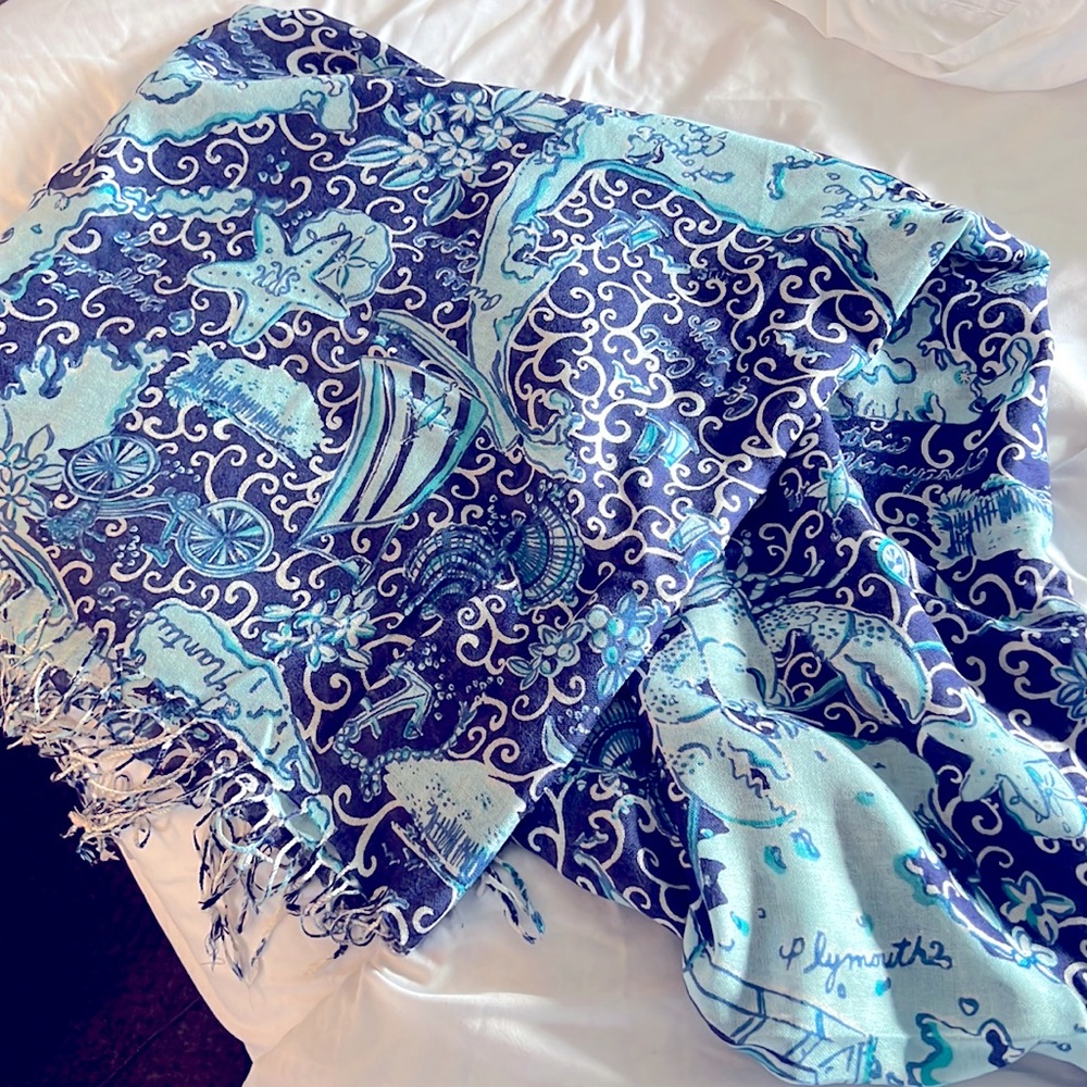 Lilly Pulitzer Cape Cod Nantucket Martha’s Vineyard Scarf